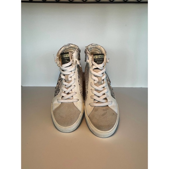 VINTAGE HAVANA Womens Kate Snake High Sneakers 11 - Picture 2 of 8